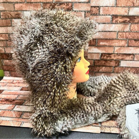 Spirithoods night owl faux fur winter hat main image 8